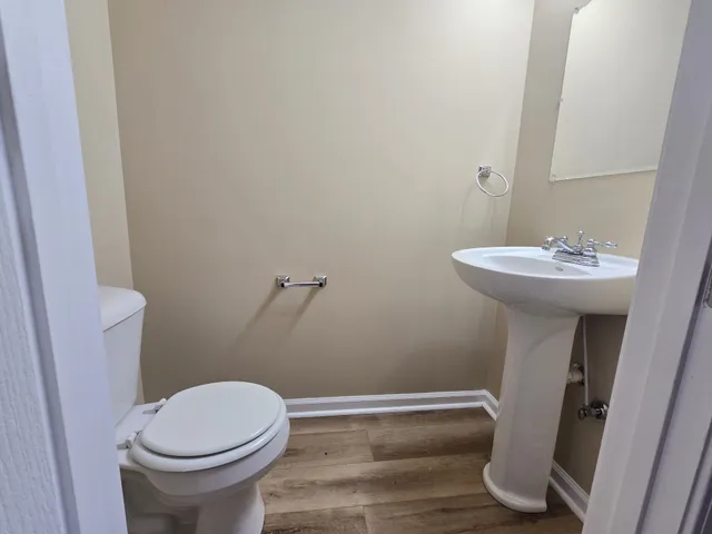 a bathroom with sink and toilet