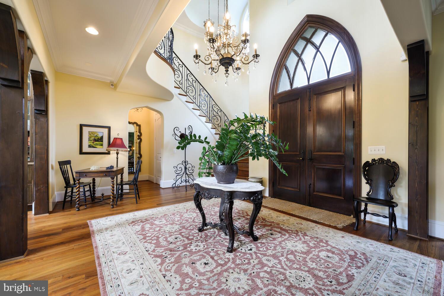 102 Grandview Avenue Hopewell, NJ 08525 - Photo 4 of 79 Double height entry foyer with bespoke door