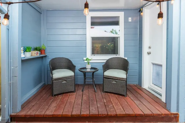 a view of outdoor space and garden