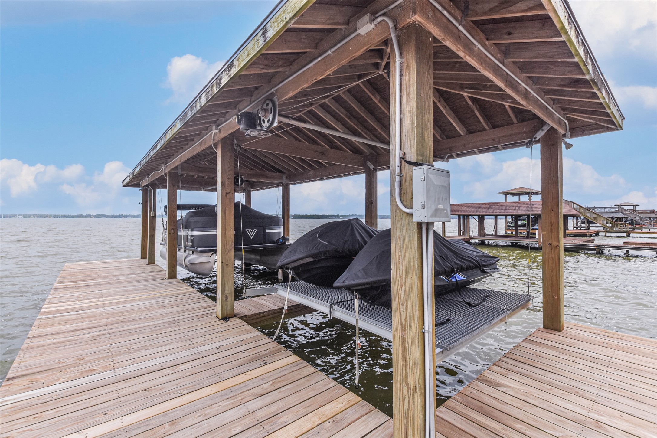 19022 Vantage View Lane Houston, TX 77346 - Photo 37 of 38 a view of a patio on the deck