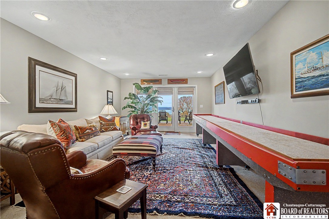 4128 Alm Road Ellery, NY 14712 - Photo 37 of 44 Family room in the lower level...atrium door to th