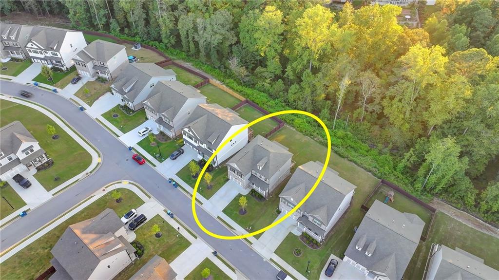 298 Ryston Way Grayson, GA 30017 - Photo 49 of 51 an aerial view of a house with a swimming pool and outdoor space