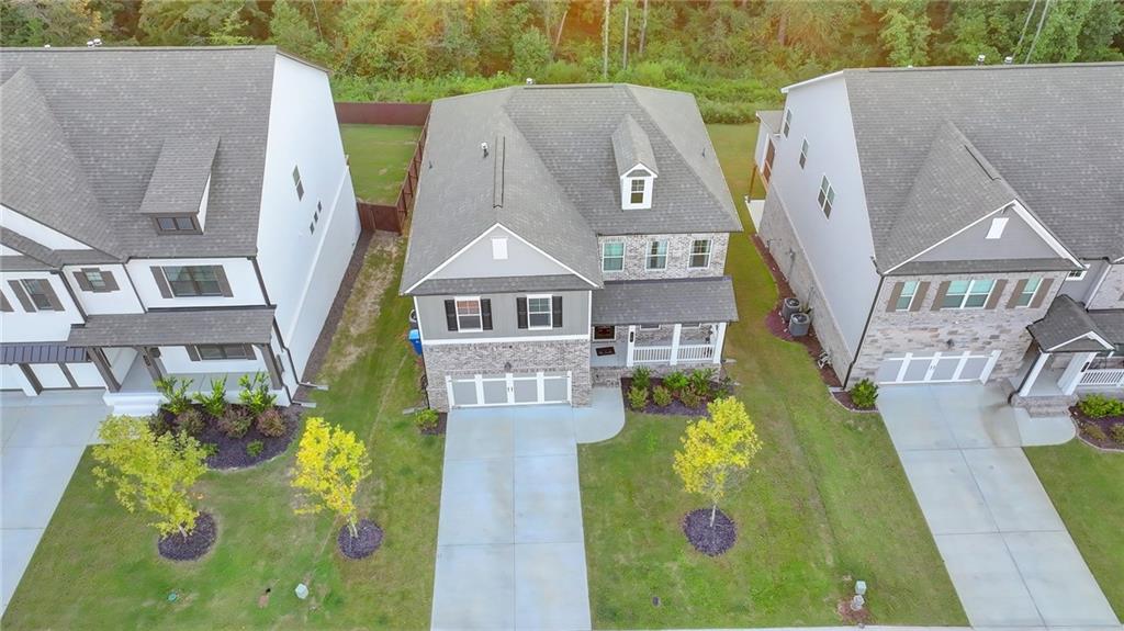 298 Ryston Way Grayson, GA 30017 - Photo 50 of 51 a aerial view of a house with a yard