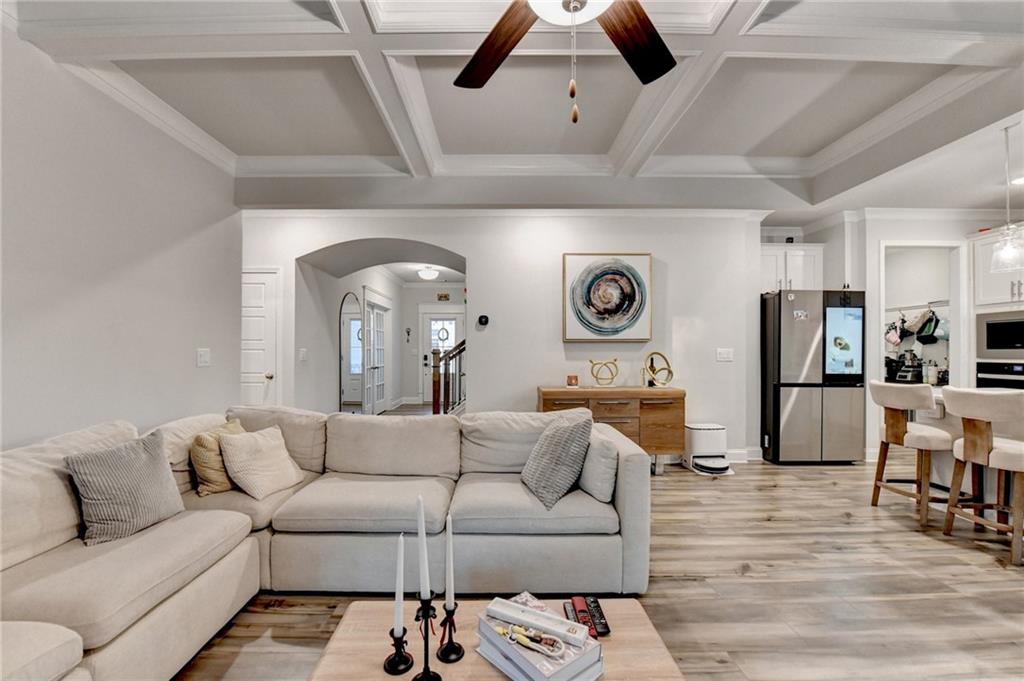 298 Ryston Way Grayson, GA 30017 - Photo 8 of 51 a living room with furniture and wooden floor