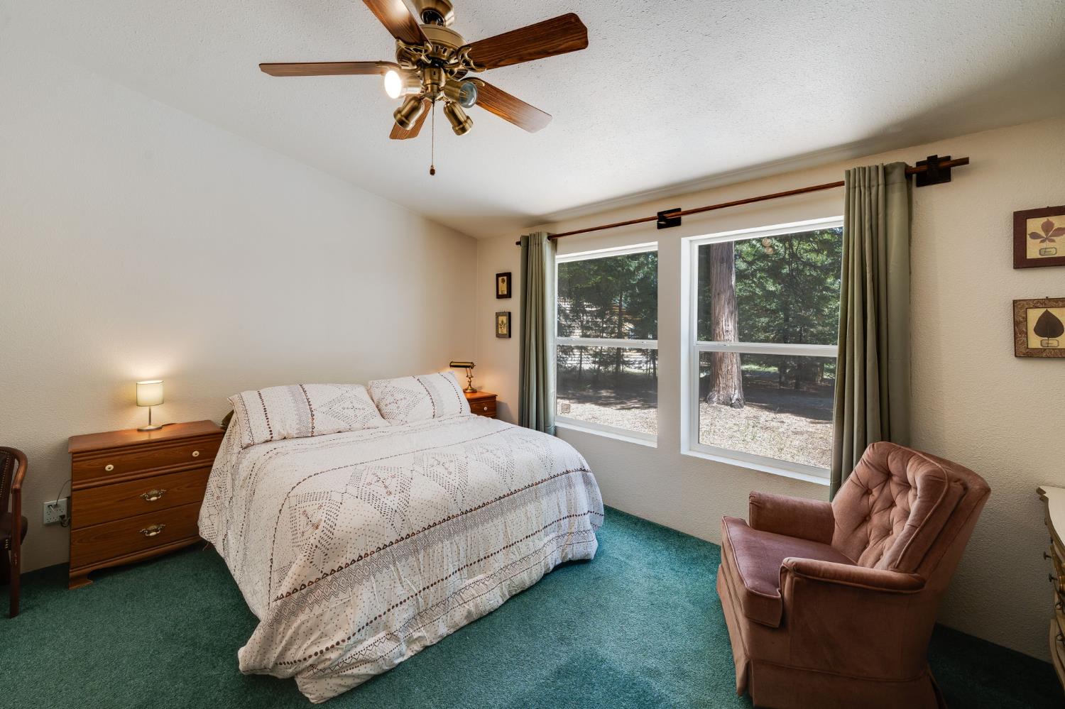 28722 Wood Road Pioneer, CA 95666 - Photo 15 of 39 a bedroom with a bed and a couch