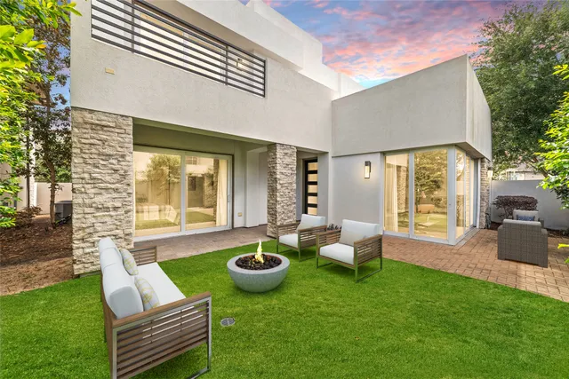 a view of a entryway door front of house