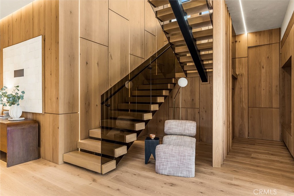12249 Addison Street Valley Village, CA 91607 - Photo 13 of 60 a view of entryway and hall with wooden floor