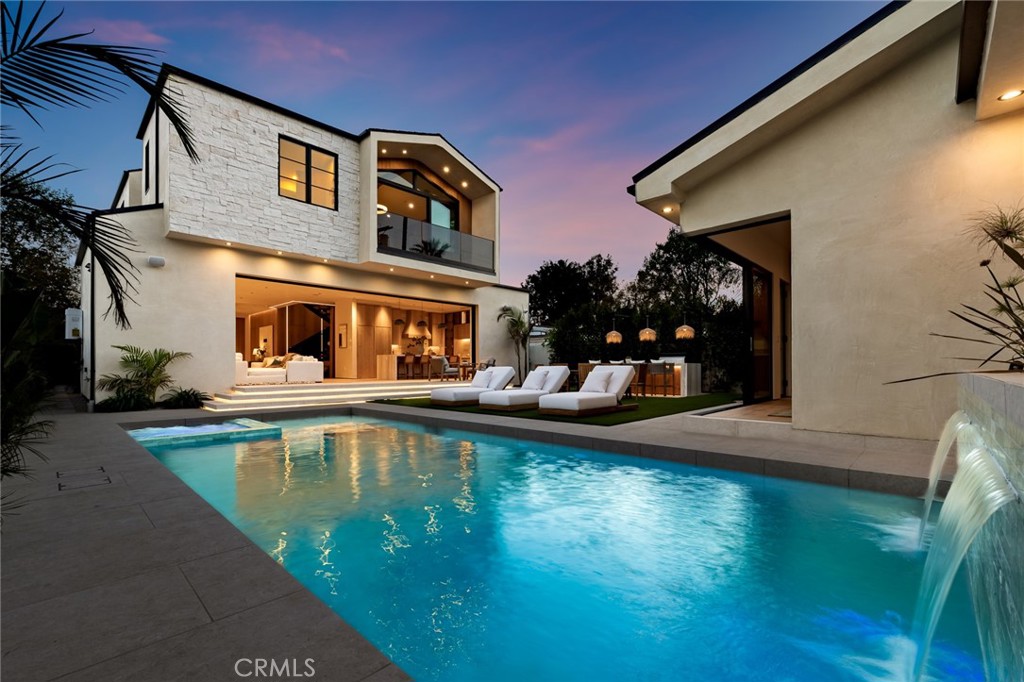 12249 Addison Street Valley Village, CA 91607 - Photo 37 of 60 swimming pool view with a outdoor seating space