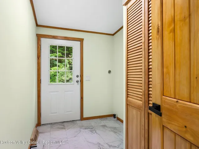 a view of front door