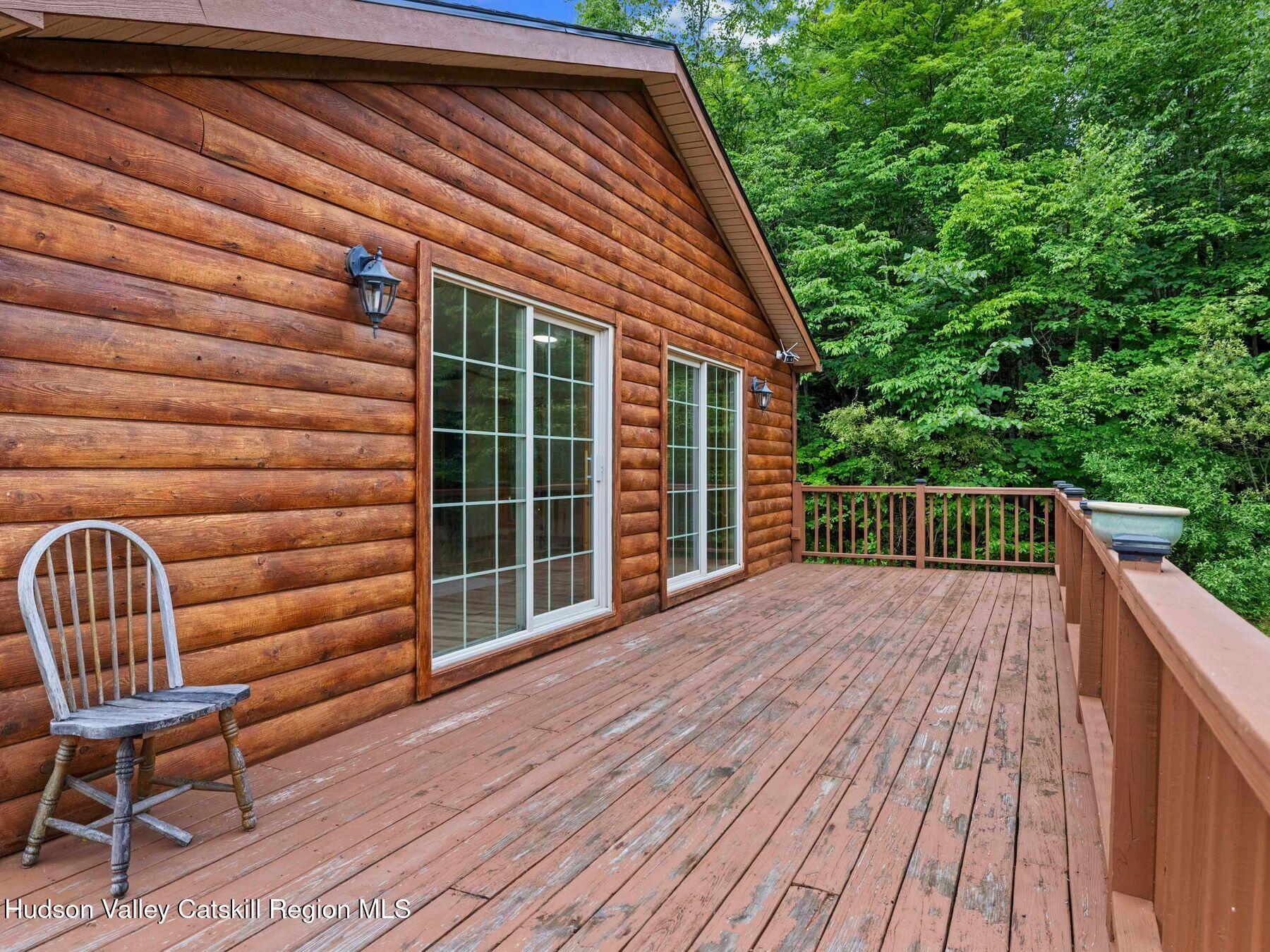 719 Allen Teator Road Durham, NY 12469 - Photo 30 of 38 a view of a two chairs in the balcony
