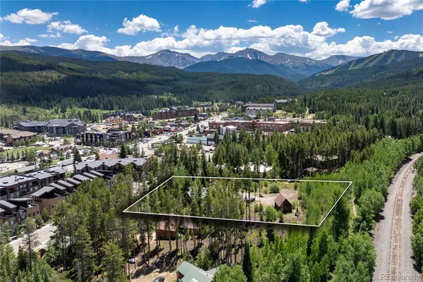 a view of a lake with a mountain in the background