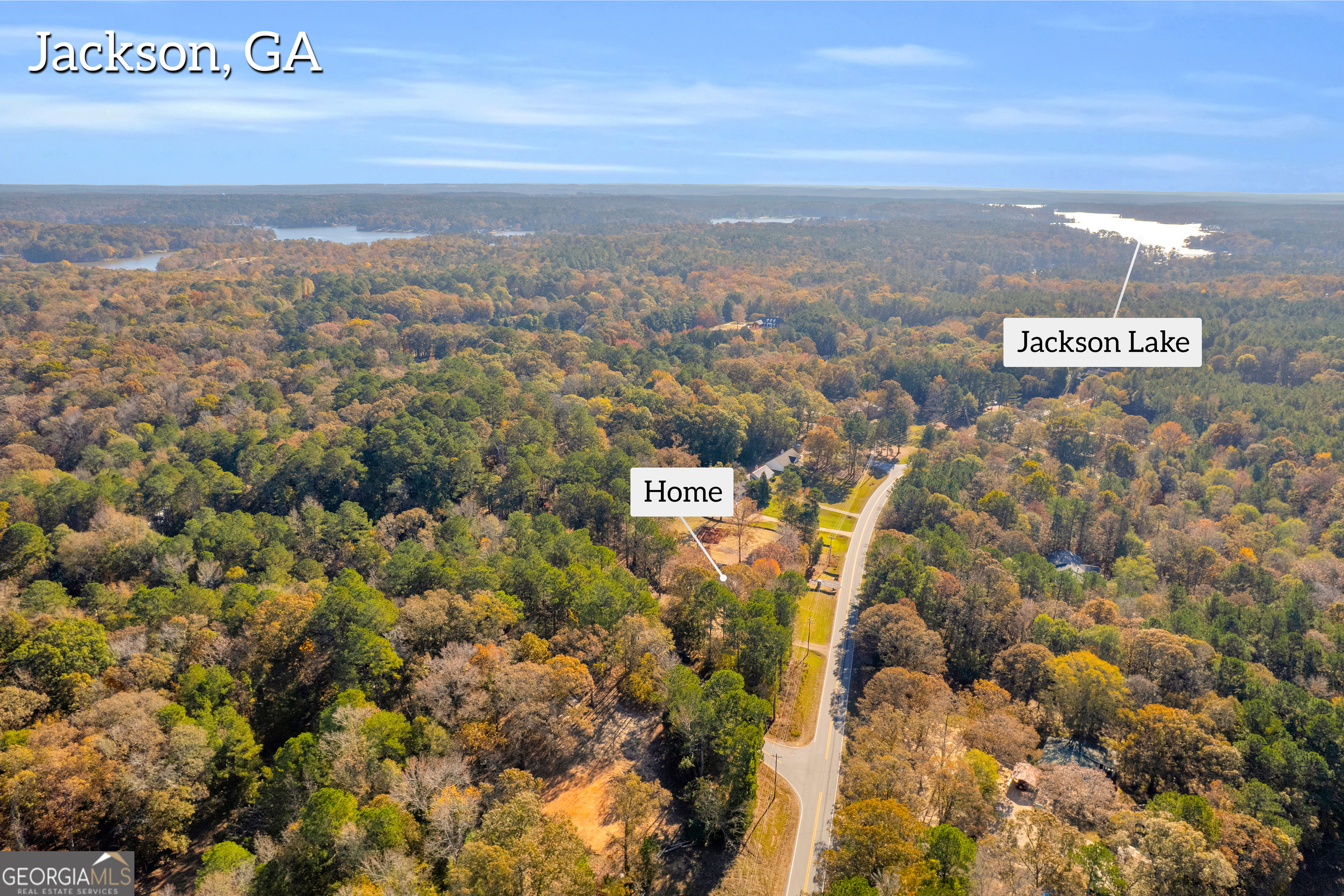 395 Barnetts Bridge Road Jackson, GA 30233 - Photo 80 of 82 a view of city and mountain
