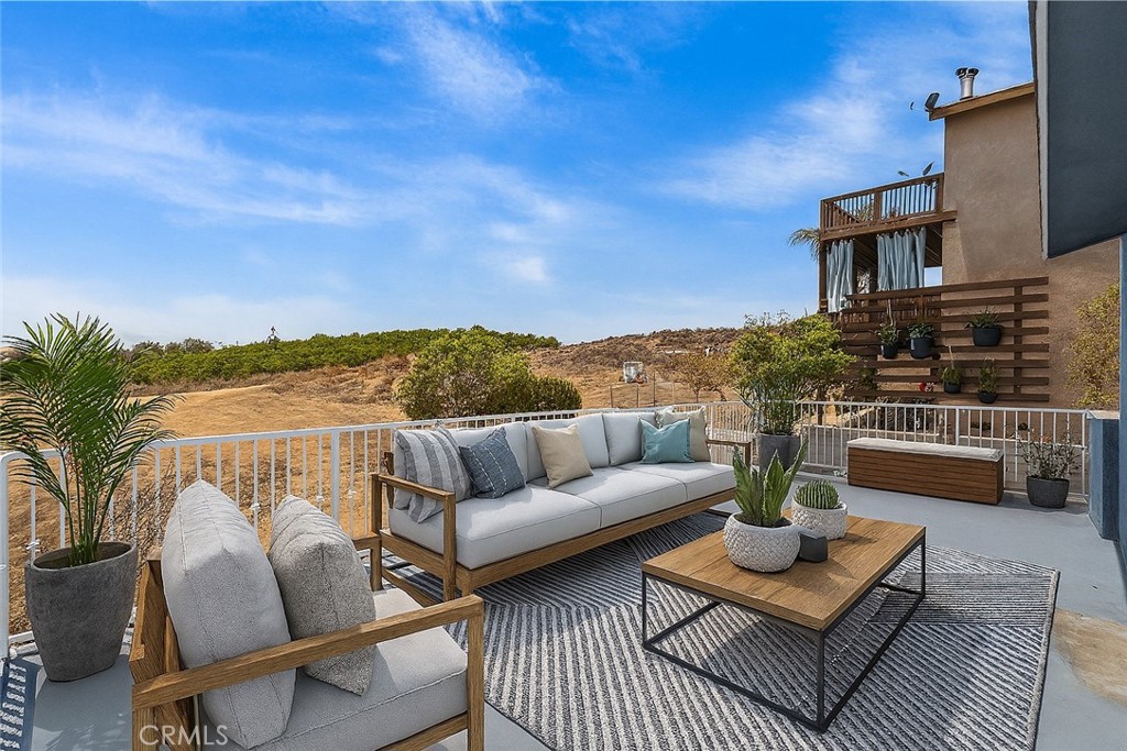 13105 Via Tuscany Riverside, CA 92503 - Photo 14 of 51 a view of a balcony with furniture