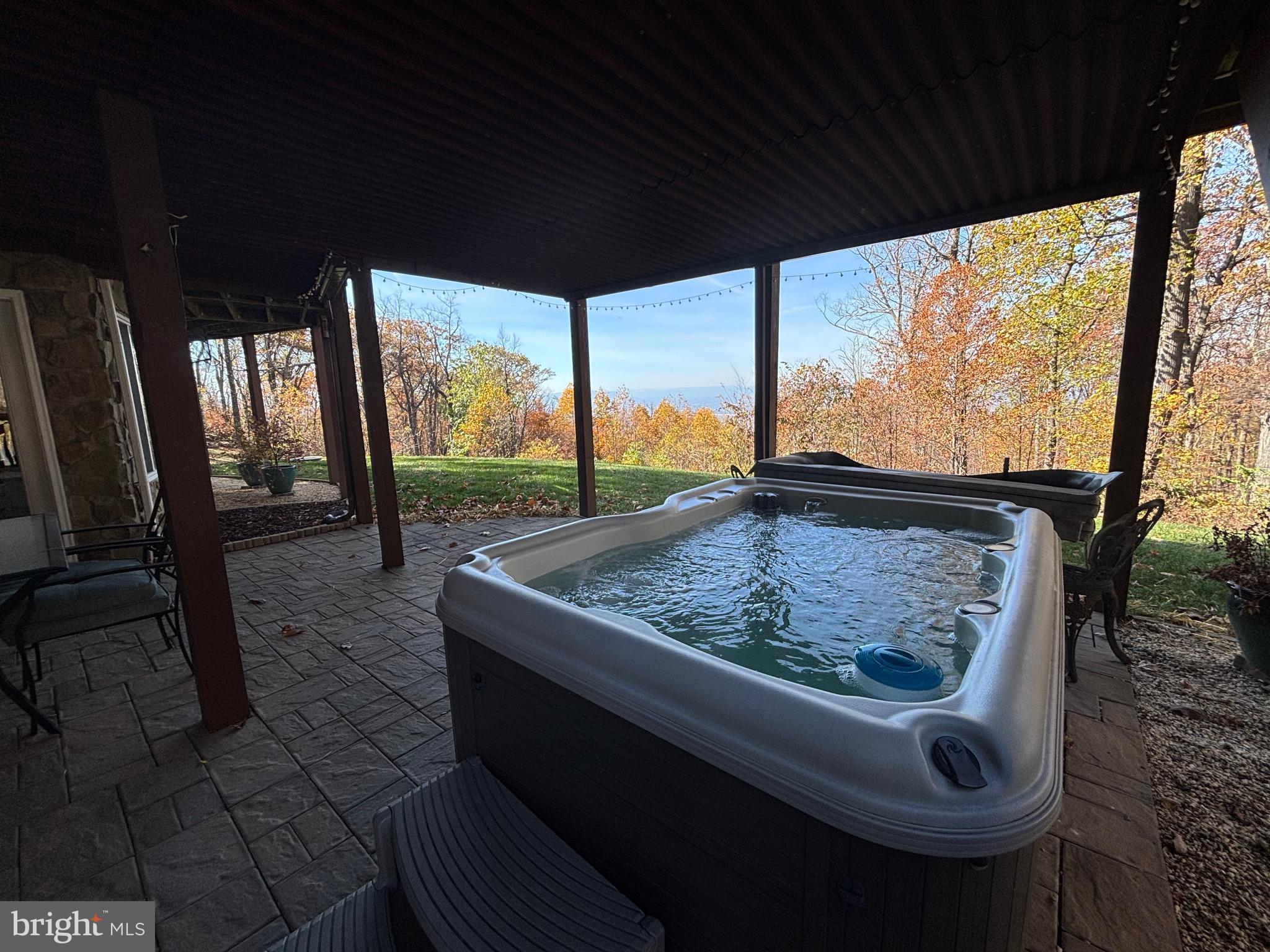 477 Fire Trail Road Front Royal, VA 22630 - Photo 74 of 80 Hot tub with fall views!