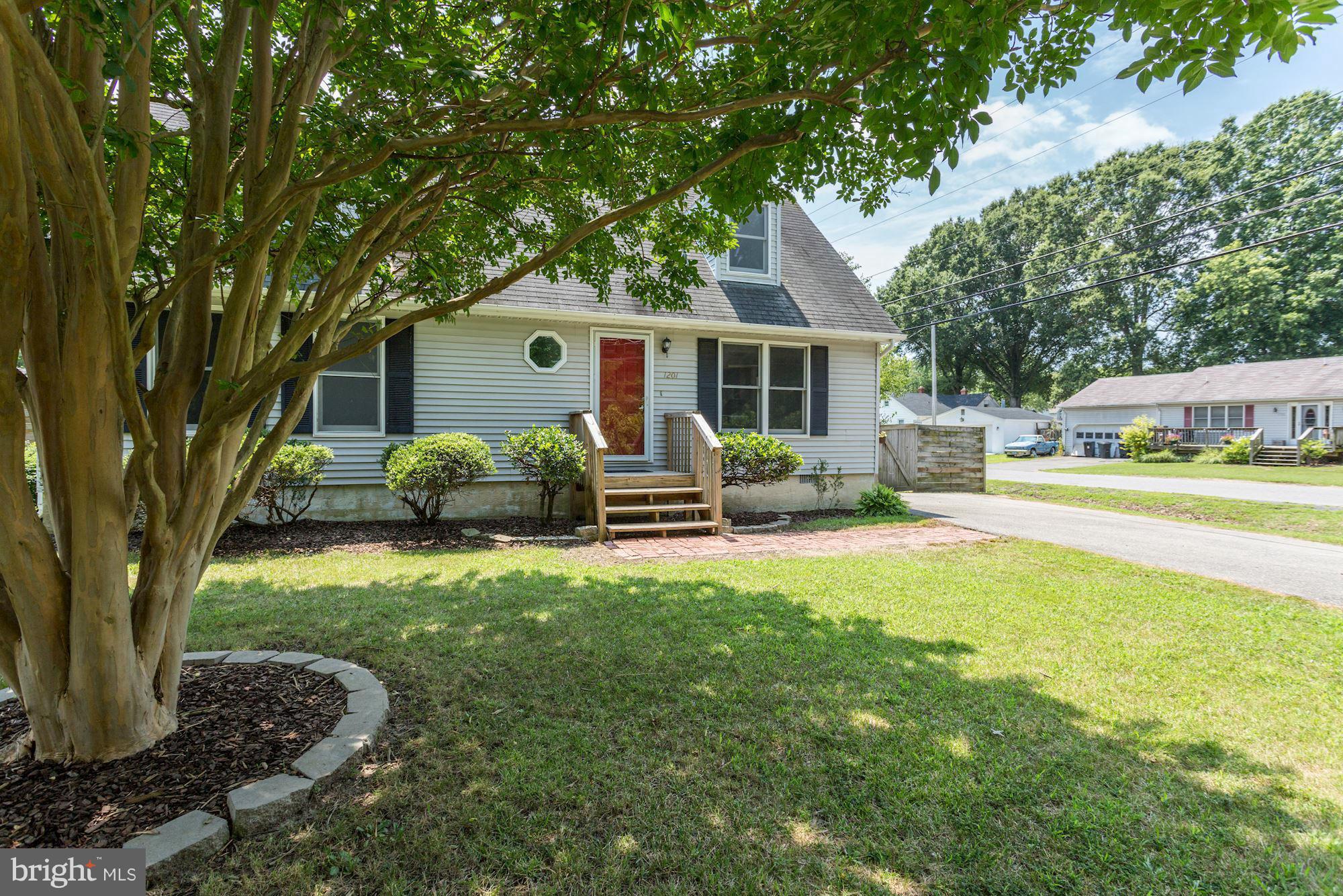 1201 Steamboat Road Shady Side, MD 20764 - Photo 2 of 27 Charming Cape Cod with beautiful crape mrytle