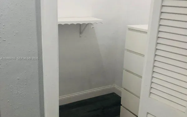 a view of walk in closet