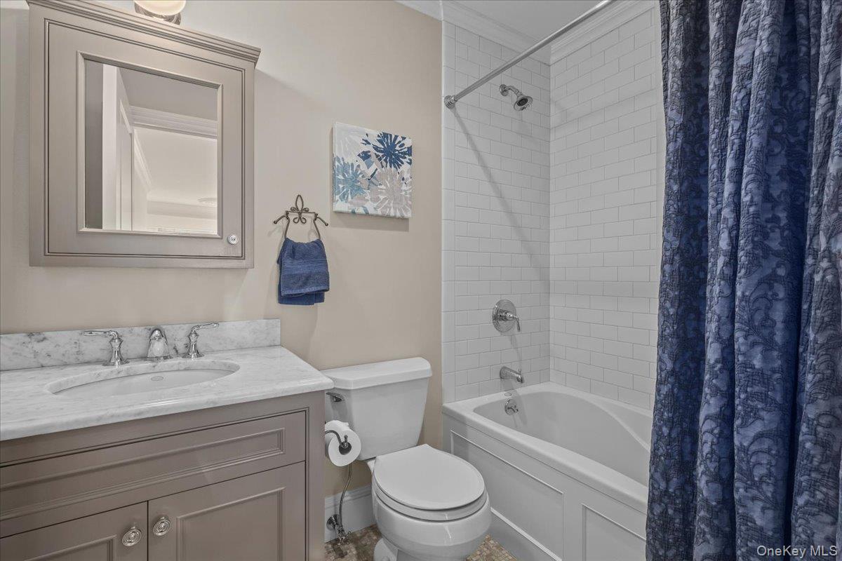 135 Pines Bridge Road Katonah, NY 10536 - Photo 29 of 40 a bathroom with a sink toilet and shower