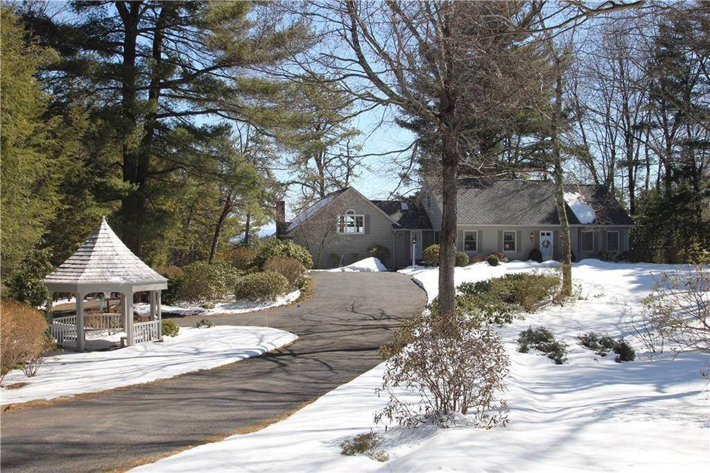 2200 Mountain Road Suffield, CT 06093 - Photo 1 of 1 a view of a house with a yard covered in snow