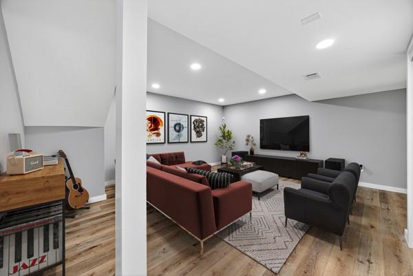 1864 Glen Echo Drive Decatur, GA 30032 - Photo 5 of 38 a living room with furniture and a flat screen tv