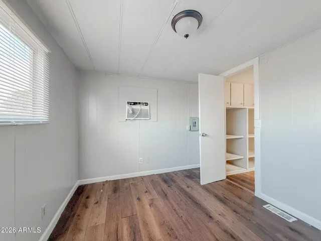 a backyard of a house