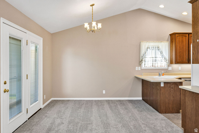 930 North 375 West Logan, UT 84321 - Photo 5 of 23 Dining area - new carpet just installed!