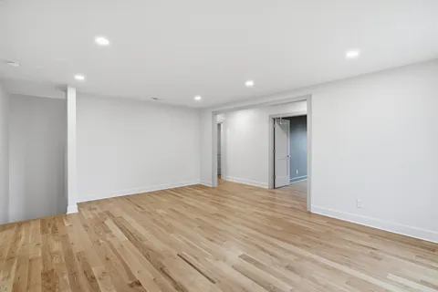 a view of a backyard of a house