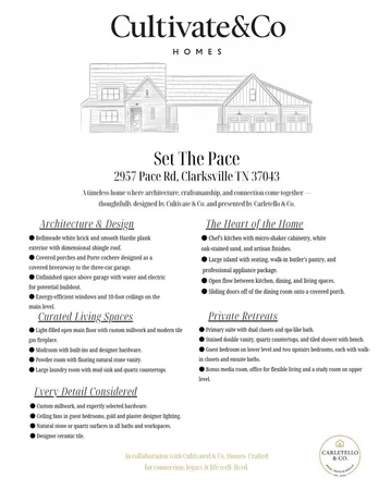 $1,125,000 | 2957 Pace Road, Clarksville, TN 37043