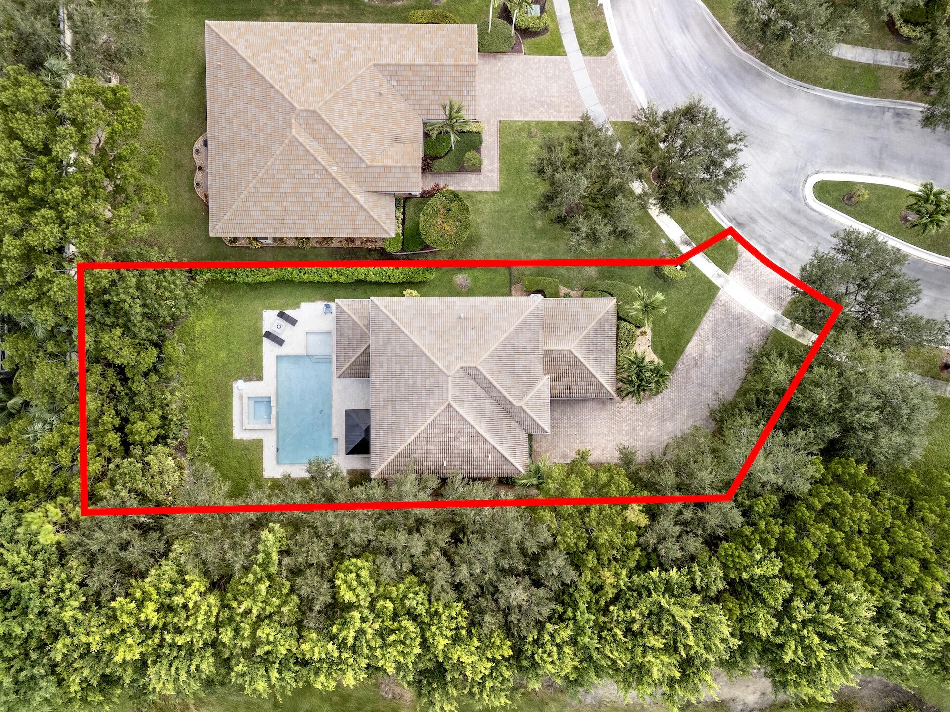 8364 Lyons Ranches Road Boynton Beach, FL 33472 - Photo 39 of 41 Property Line Ariel