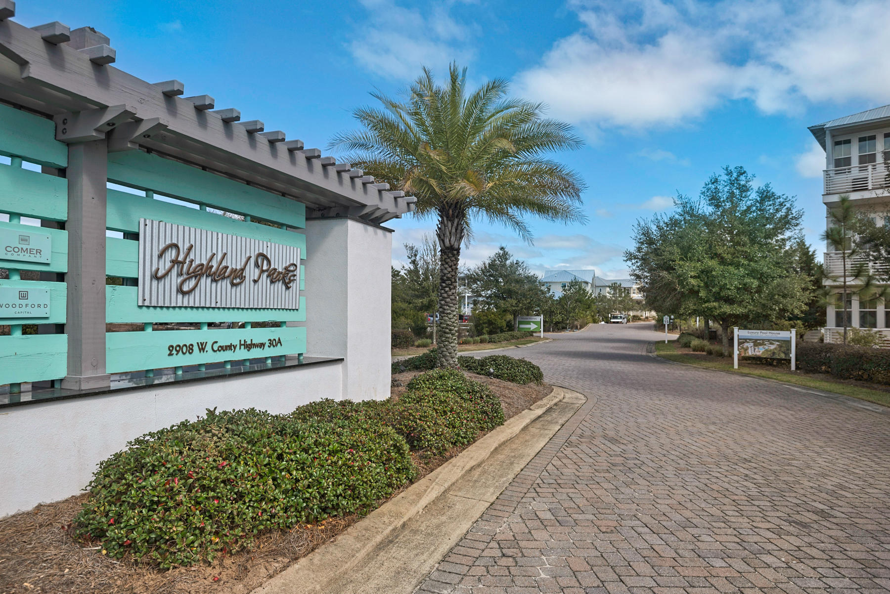 10 Gulfview Way Santa Rosa Beach, FL 32459 - Photo 2 of 30 a view of a street with a building and potted plants