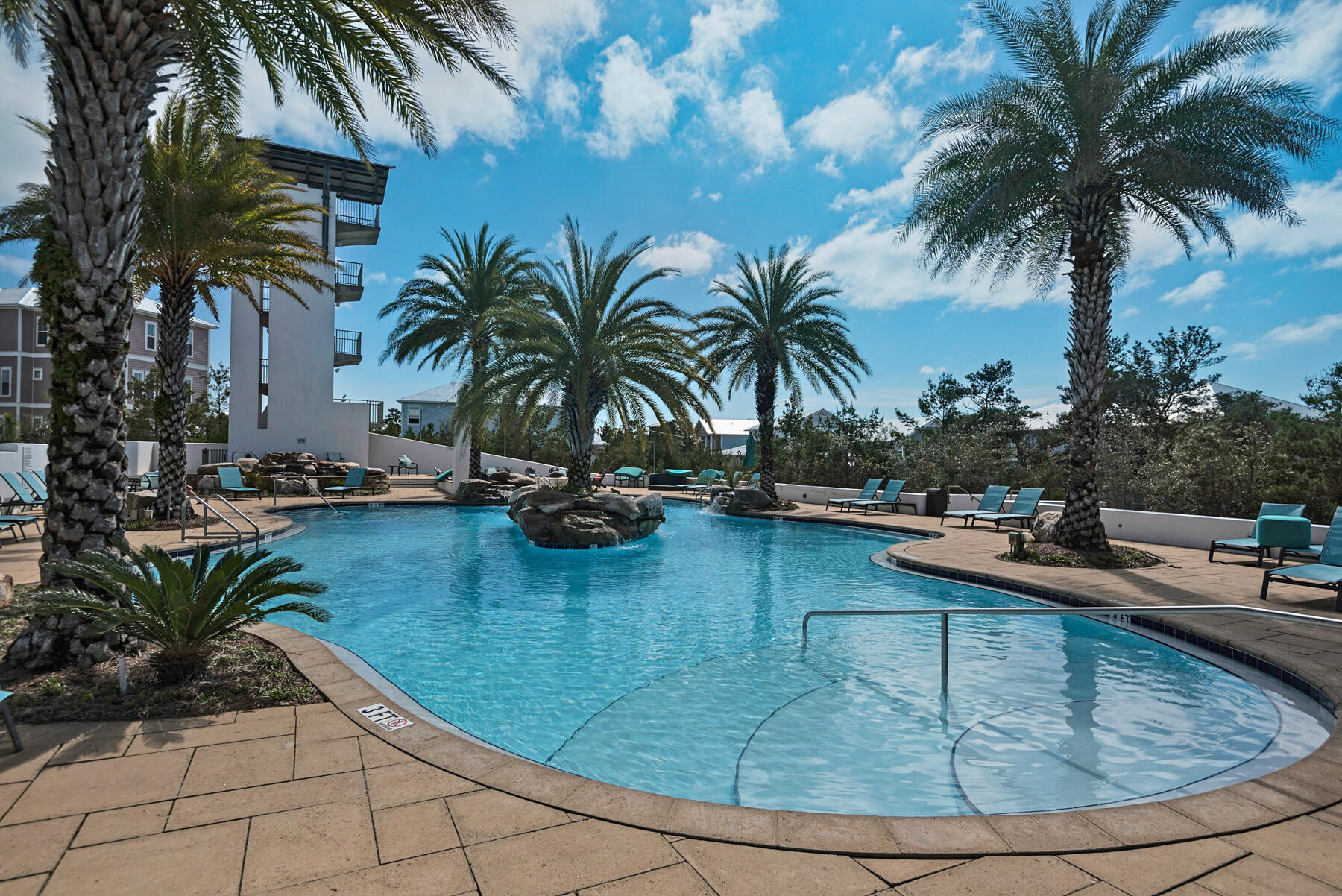 10 Gulfview Way Santa Rosa Beach, FL 32459 - Photo 21 of 30 a view of a swimming pool with lounge chair