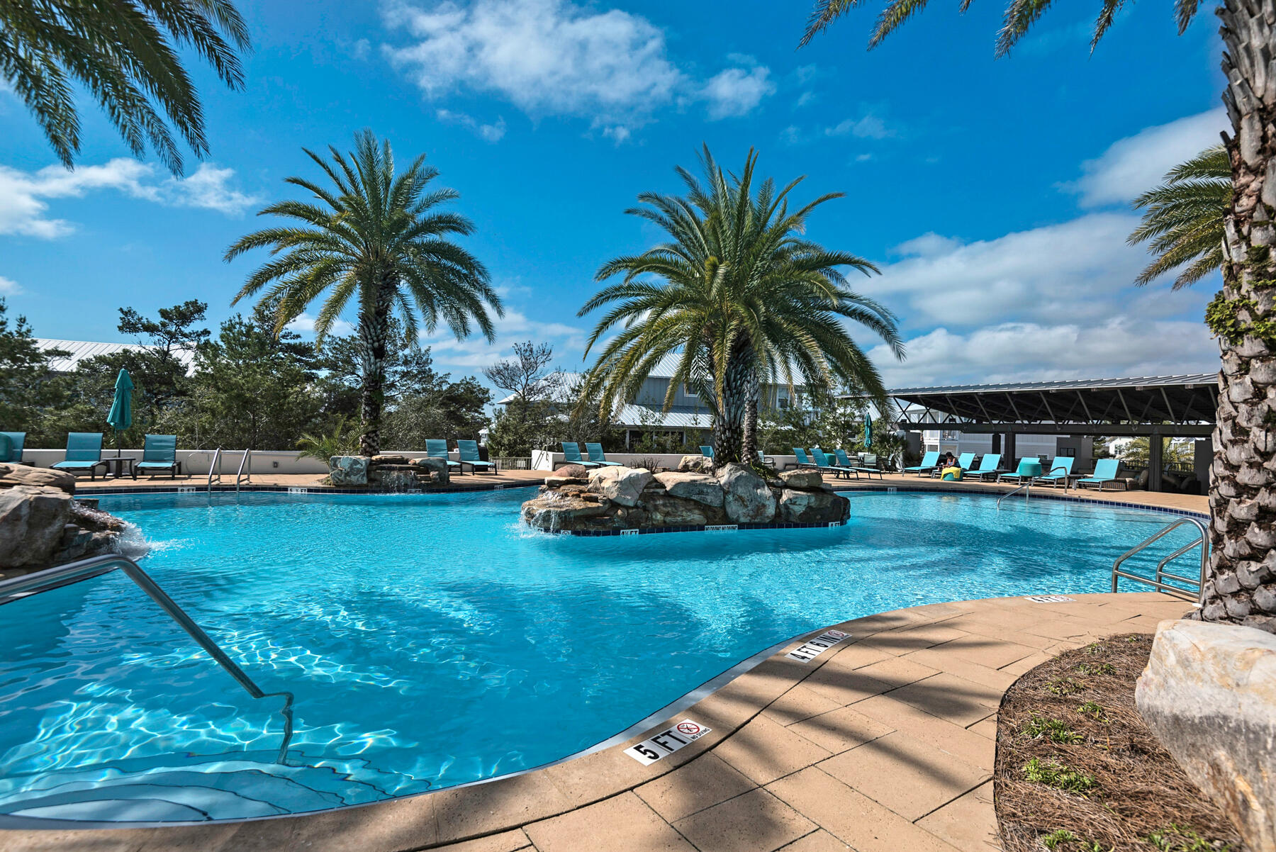10 Gulfview Way Santa Rosa Beach, FL 32459 - Photo 22 of 30 a view of a swimming pool and lounge chair