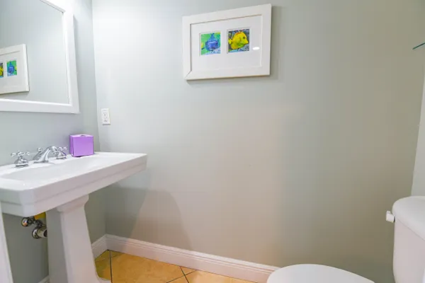 a bathroom with a sink and a toilet