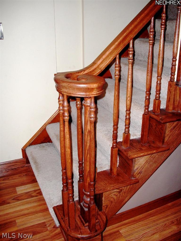4703 Chestnut Road Independence, OH 44131 - Photo 7 of 23 Wonderful detailed stairway to second floor