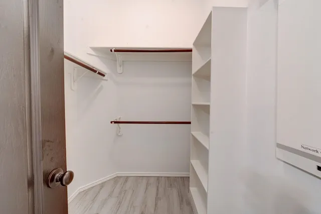 a view of walk in closet
