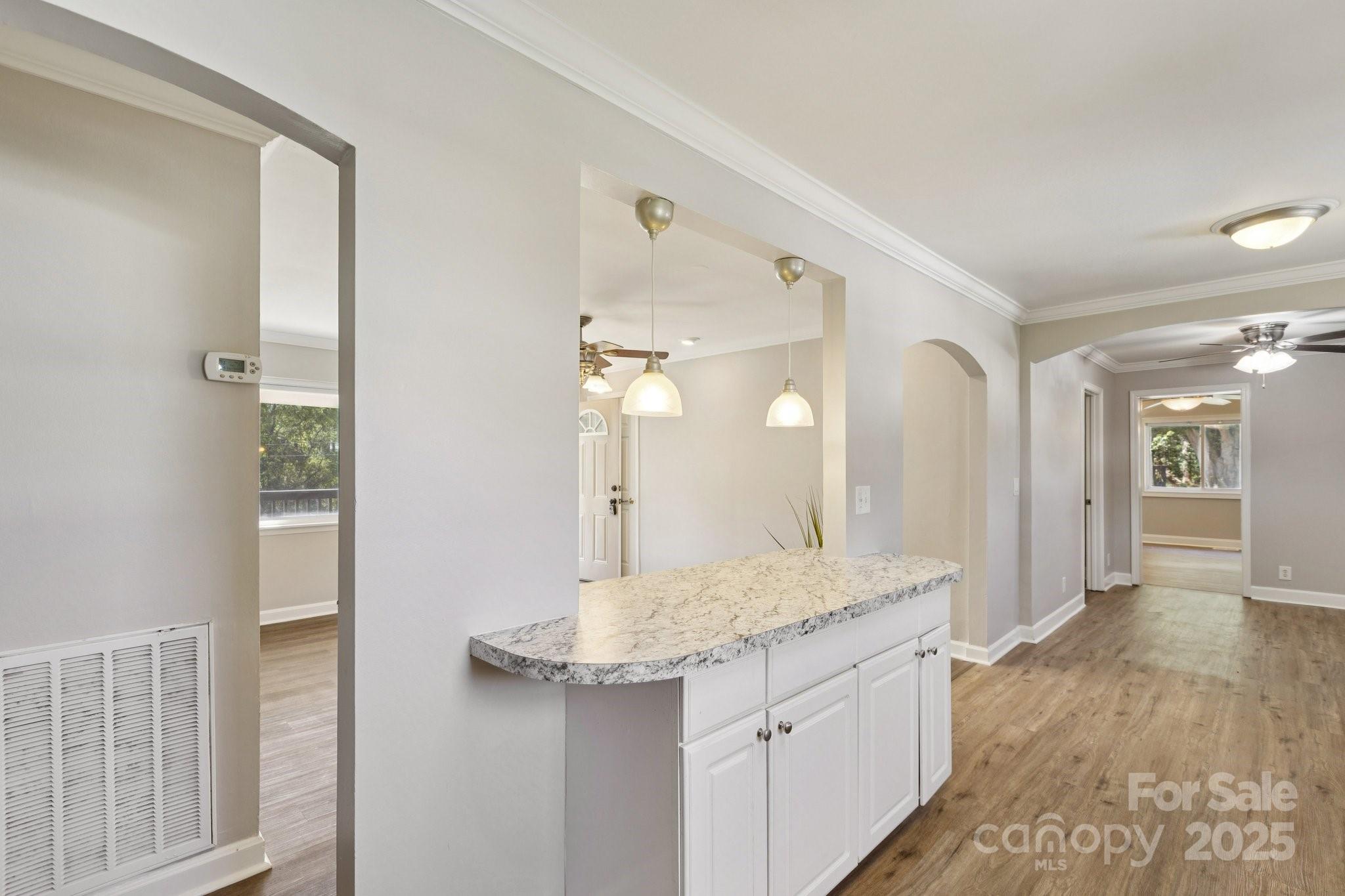 1024 Old Mountain View Road Mount Holly, NC 28120 - Photo 15 of 41 a bathroom with a granite countertop sink and a mirror
