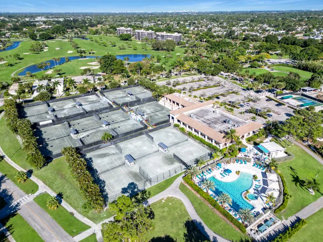 an aerial view of a city with lots of residential buildings