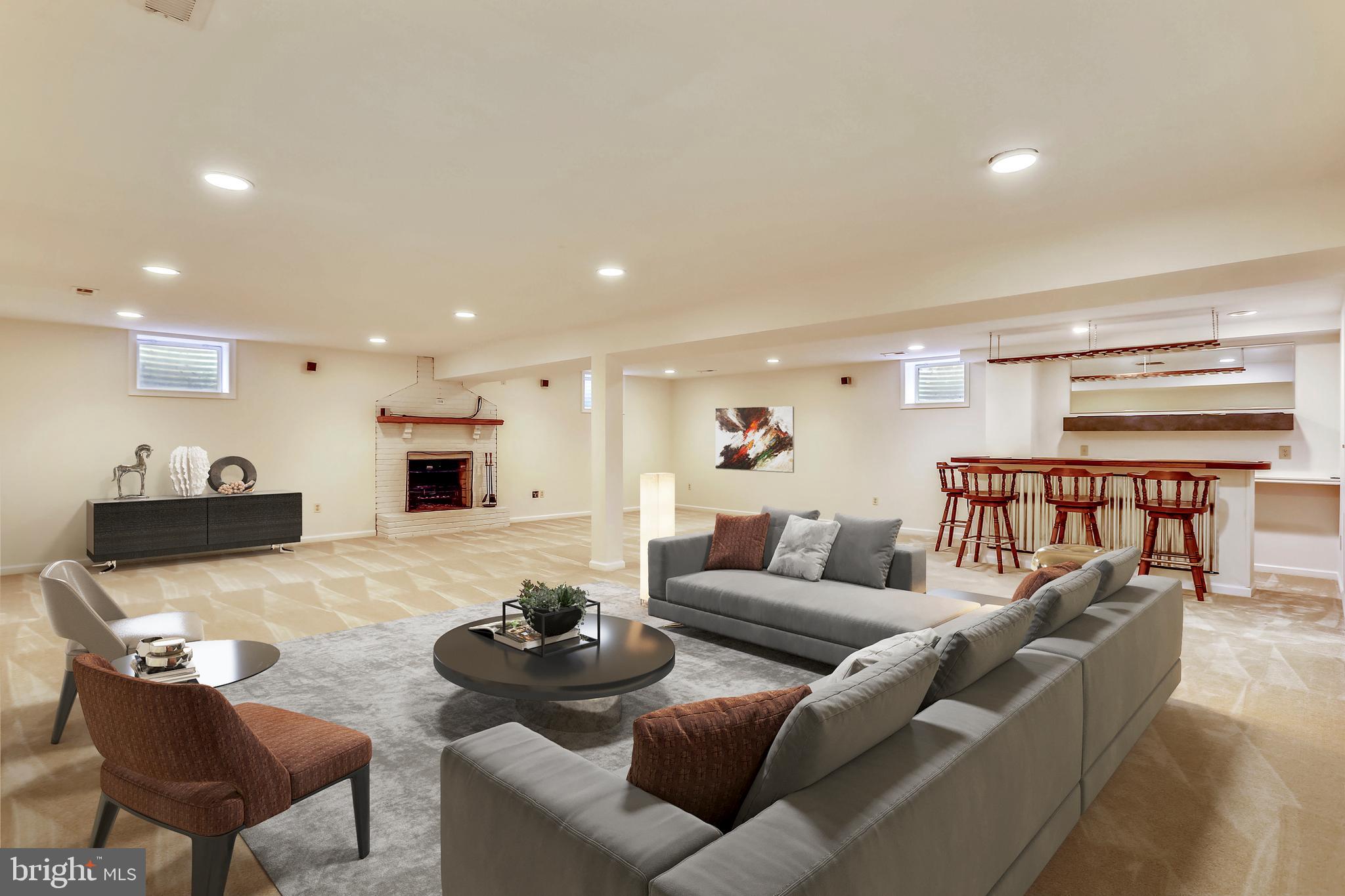3531 Clarksburg Road Monrovia, MD 21770 - Photo 20 of 27 Bar and Fireplace in Recreation Room