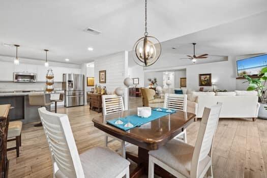 43 East Shipwreck Road Santa Rosa Beach, FL 32459 - Photo 14 of 38 Kitchen Dining open to LR