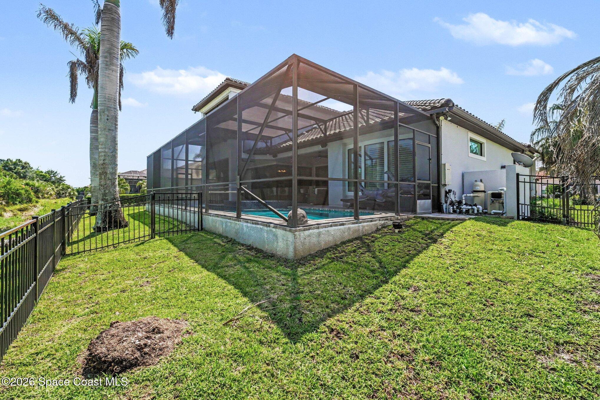 5008 Duson Way Rockledge, FL 32955 - Photo 43 of 54 Iron Fenced Yard