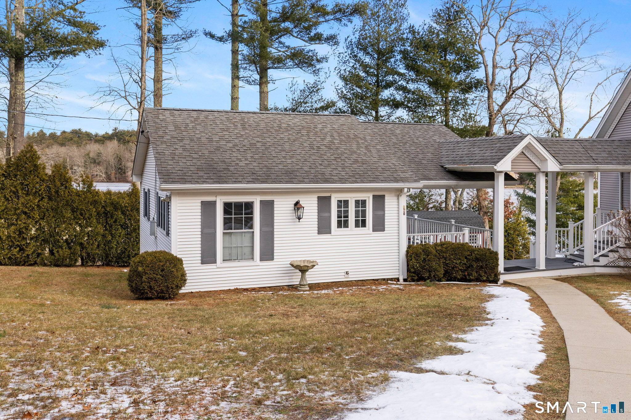 120 Kenwood Road Griswold, CT 06351 - Photo 3 of 34 a front view of a house with a yard