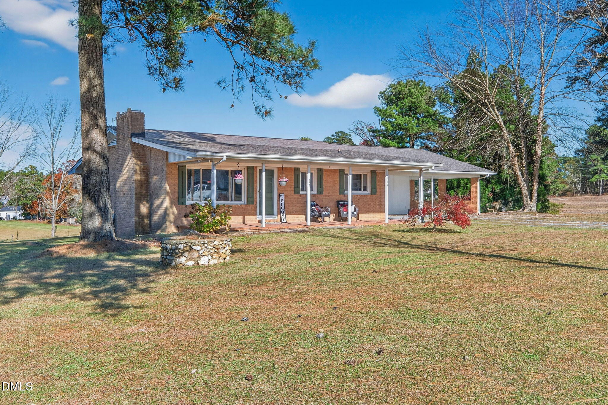 a view of a house with a swimming pool