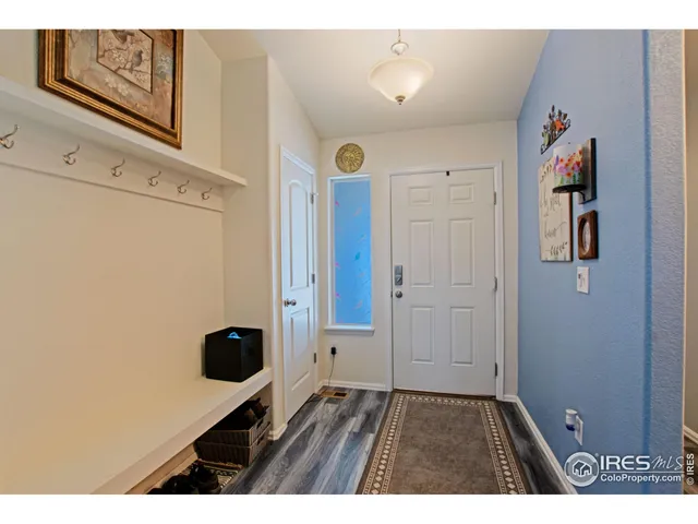 a view of an empty room