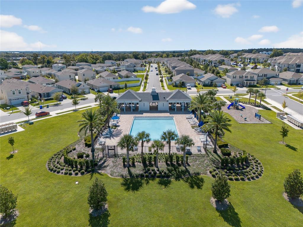 2597 Shamrock Street Tavares, FL 32778 - Photo 51 of 57 a view of a lake with a city