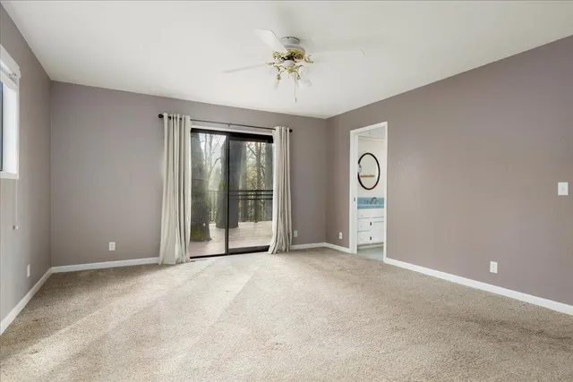 a view of hallway with stairs