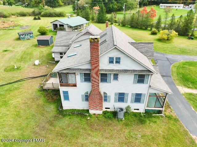1258 Beaver Valley Road Stroudsburg, PA 18360 - Photo 59 of 65 a aerial view of a house with a yard