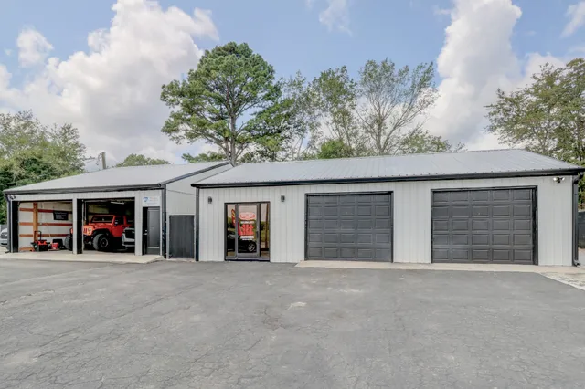 a view of a house with a outdoor space