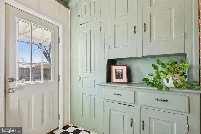 a view of front door