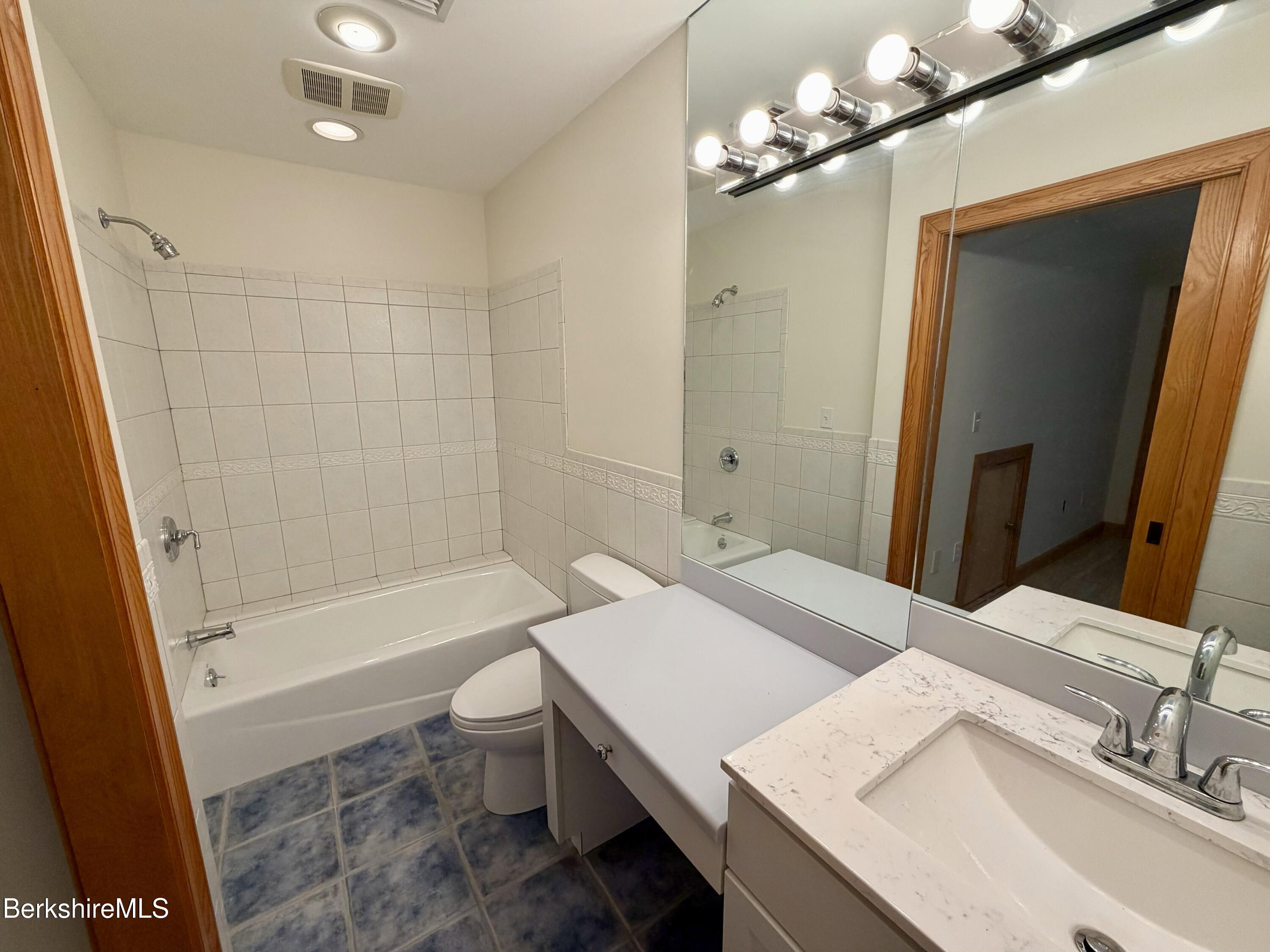 7 Poirot Road Florida, MA 01247 - Photo 48 of 57 a bathroom with a sink a toilet a mirror and shower