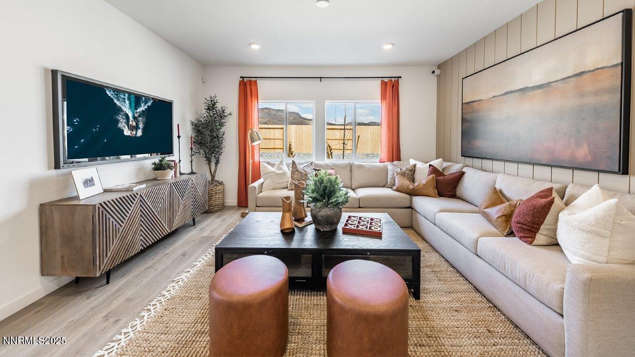 612 Union Road, Unit LOT #64 Dayton, NV 89403 - Photo 15 of 25 a living room with furniture and a flat screen tv