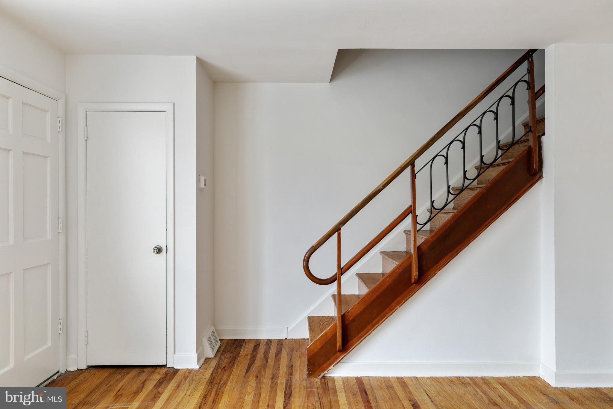 1828 South 29th Street Philadelphia, PA 19145 - Photo 6 of 32 a view of entryway with wooden floor